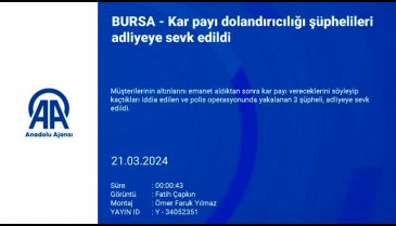 Bursa'da kar payı dolandırıcılığında yakalanan 3 kişi adliyeye sevk edildi