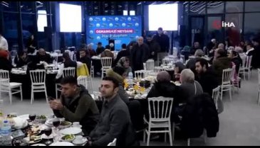 Bursa Osmangazi'de şehit aileleri onuruna iftar programı düzenlendi