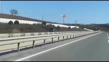 Bursa'da ana yolda ters şeritten gitti!