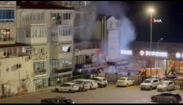 Bursa'da balıkçı restoranında korkutan yangın