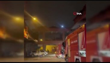 İstanbul'da bir işyerinde yangın çıktı
