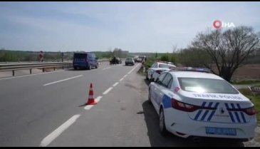 Edirne'de iki otomobil çarpıştı: 1 yaralı