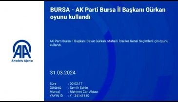 Davut Gürkan oyunu kullandı