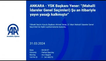 Seçim yasakları kaldırıldı