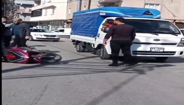 Bursa'da motor kazası!