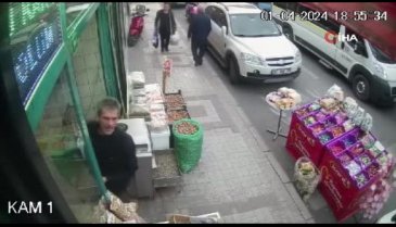 Bursa'da dükkan önünde duran zeytin bidonlarını çaldı!