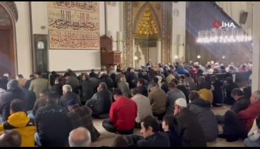 Bursa Ulu Cami'de fetih duası yapıldı