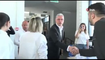Başkan Deniz Dalgıç belediye çalışanlarıyla bayramlaştı