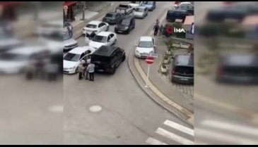 Bursa'da bir yolcu ters yöne girmeye çalışınca tartışma çıktı!