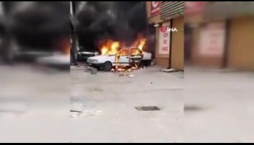 Bursa'da 2 otomobil yandı!