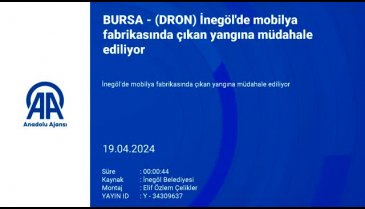 Bursa İnegöl'de mobilya fabrikasında yangın! -2
