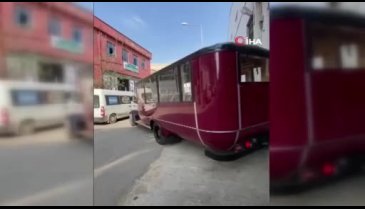 Bursa'da 1938 model hurda otobüs evrim geçirdi!