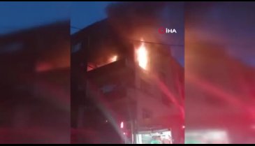 İstanbul'da 4 katlı binada yangın çıktı: 1 kişi yaralandı