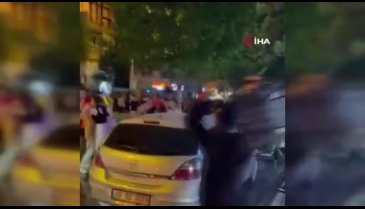 İzmir'de 'Göztepe' kutlamalarında ortalık savaş alanına döndü!