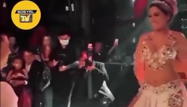 Gelinden damada oryantal şov! Sosyal medyada tepkiler büyüdü
