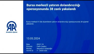 Bursa merkezli yatırım dolandırıcılığı operasyonu: 38 şüpheli yakalandı