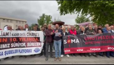 KESK'ten Soma faciası hakkında basın açıklaması
