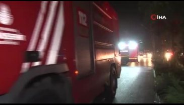 İstanbul'da mobilya atölyesinde yangın!