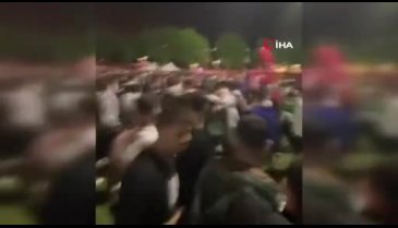 Bursa'da gençlerden metroda taşkınlık