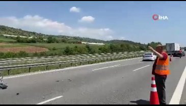 Milli Eğitim Bakanı'nın makam aracı TEM'de kaza yaptı