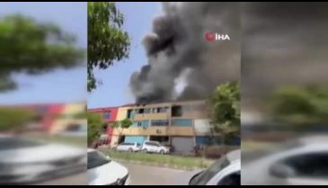 İstanbul'da sanayi sitesinde korkutan yangın!