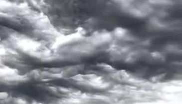 Bursa'da undulatus asperatus bulutları oluştu