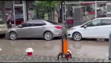 Bursa Yenişehir'de dolu yağdı!