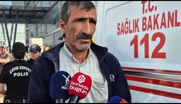 Bursa'da eylem yapan inşaat işçileri çatıya çıktı -3