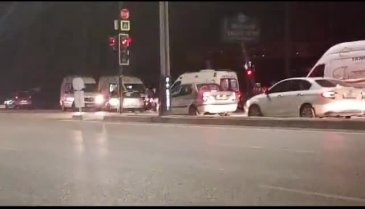 Bursa'da zincirleme kaza!