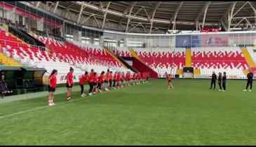 A Milli Kadın Futbol Takımı, Azerbaycan maçına hazırlanıyor