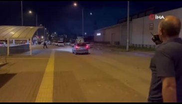 Bursa'da alkolmetreyi görünce dili tutuldu!