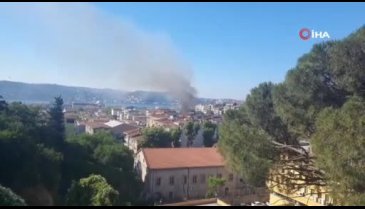 İstanbul'da iki katlı bir binada yangın!
