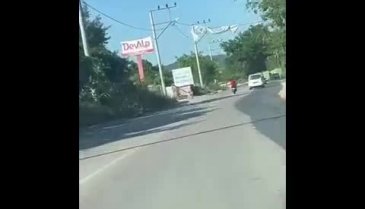 Bursa'da hem kendi canını hem de çocukların canını tehlikeye attı!