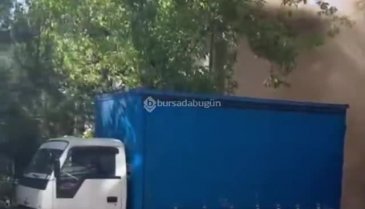 Bursa'da trafo binasında önce patlama sonra yangın!