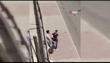 İstanbul'da tartıştığı erkek arkadaşının kemerini boyuna takıp, kolunu ısırdı