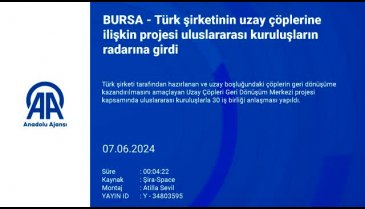 Uzay Çöpleri Geri Dönüşüm Merkezi'nden 30 işbirliği