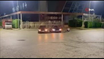 Bursa'da 50 bin lira drift cezası yedi! Otomobilin etrafında bisikletle drift attı