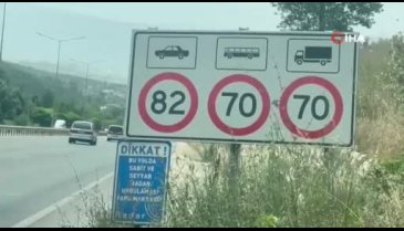 Bursa'da bayram öncesi radarla hız denetimi