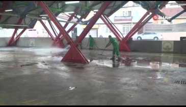 Osmangazi Belediyesi kurban alanlarını temizledi