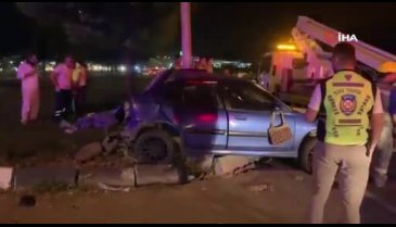 Kütahya'da feci kaza: 1 ölü, 4 yaralı