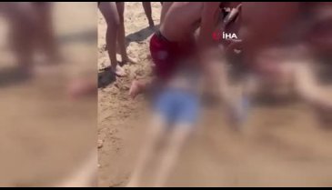 Çocuğunu kurtarmak isterken canından oluyordu