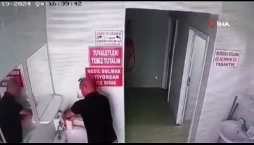 Amasya'da cami tuvaletinden sabunluk çaldı! Lüks otomobiliyle bölgeden uzaklaştı
