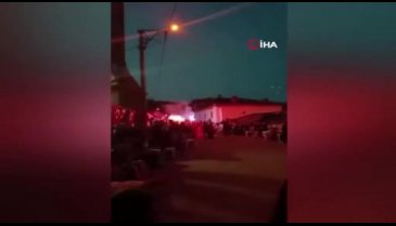 Bursa'daki 'Şalvar Şenliği'nde atılan havai fişek, kadınların üzerine düşüp patladı