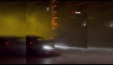Bursa'da seyir halindeki otomobil alevlere teslim oldu
