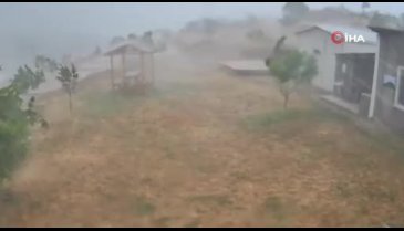 Tekirdağ'da hortum dehşeti: Kamp alanı resmen uçtu