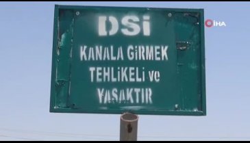 Şanlıurfa'da sulama kanalına giren kişi kayboldu