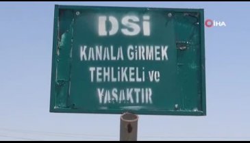Şanlıurfa'da sulama kanalına giren kişi akıntıya kapılıp kayboldu