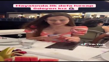 Hayatında ilk kez hesap ödeyen kadının paylaşımı viral oldu!