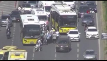 Epilepsi krizi nedeniyle motosikletten düştü