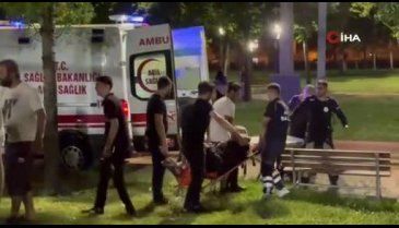 Diyarbakır'da yeğeninin tabancasından çıkan kurşunların hedefi oldu